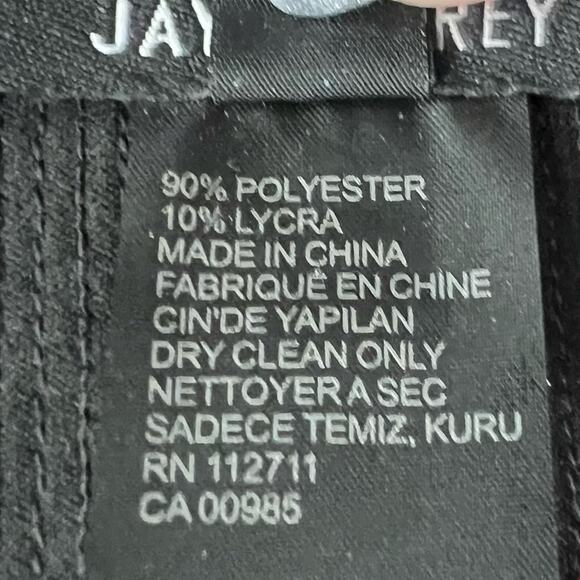 Jay Godfrey Chocolate Brown Black Colorblock Half Sleeve Sequin Mini Dress sz 8 - Picture 10 of 10